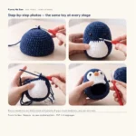 Penguin – no-sew amigurumi crochet pattern (photo 4)