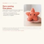 Starfish – no-sew amigurumi crochet pattern (photo 8)