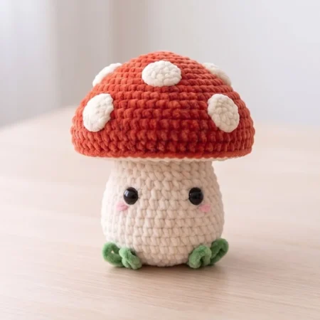 Mushroom – no-sew amigurumi crochet pattern (photo 2)