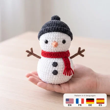 Snowman – easy christmas crochet ideas