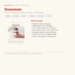 Snowman – easy christmas crochet ideas (photo 3)