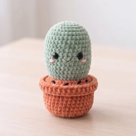 Cactus in a Pot – no-sew amigurumi crochet pattern (photo 2)