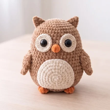 Little Owl – no-sew amigurumi crochet pattern (photo 2)