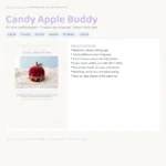 Candy Apple Buddy – halloween crochet pattern (photo 3)