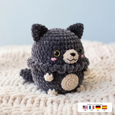 Werewolf Pup – dog crochet pattern