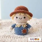 Little Scarecrow – halloween crochet pattern