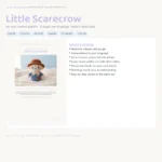 Little Scarecrow – halloween crochet pattern (photo 3)