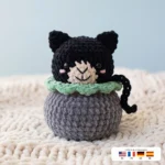 Kitten in a Cauldron – crochet cat pattern