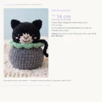 Kitten in a Cauldron – crochet cat pattern (photo 5)