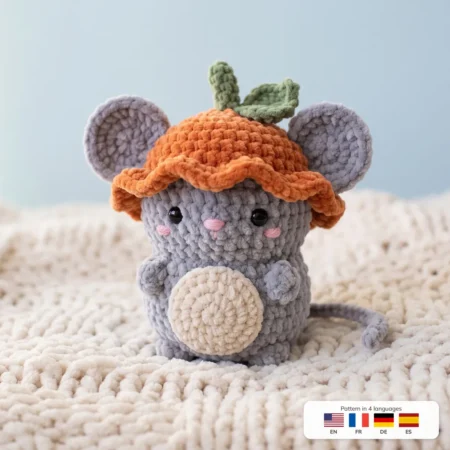 Pumpkin Mouse – easy crochet halloween patterns