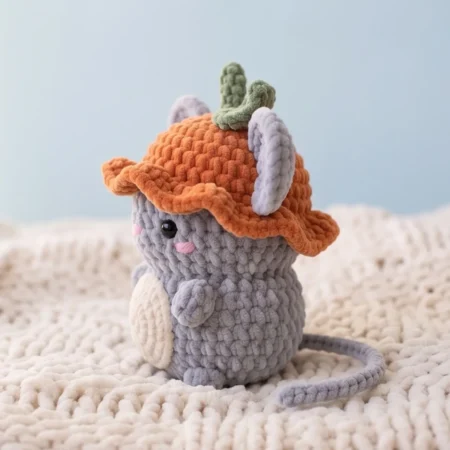 Pumpkin Mouse – easy crochet halloween patterns (photo 2)