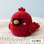 Cardinal Bird – christmas crochet pattern