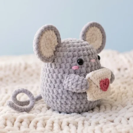 Love Letter Mouse – crochet animal patterns (photo 2)