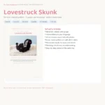 Lovestruck Skunk – valentine crochet pattern (photo 3)