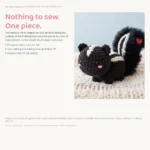 Lovestruck Skunk – valentine crochet pattern (photo 7)