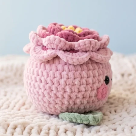 Peony Buddy – easter crochet pattern (photo 2)