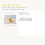 Spring Gosling – easter crochet pattern (photo 3)