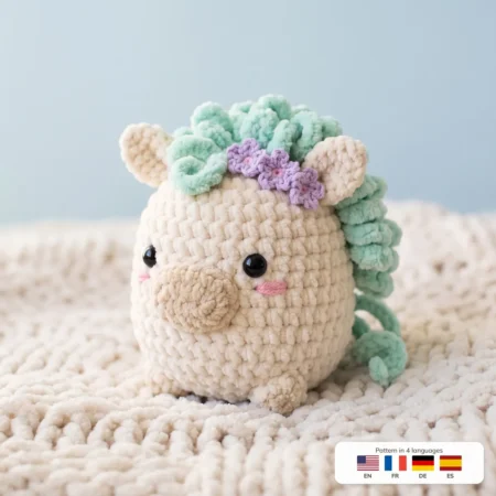 Spring Pony – easter crochet pattern
