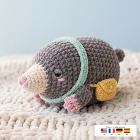Garden Mole – easter crochet pattern