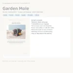 Garden Mole – easter crochet pattern (photo 3)