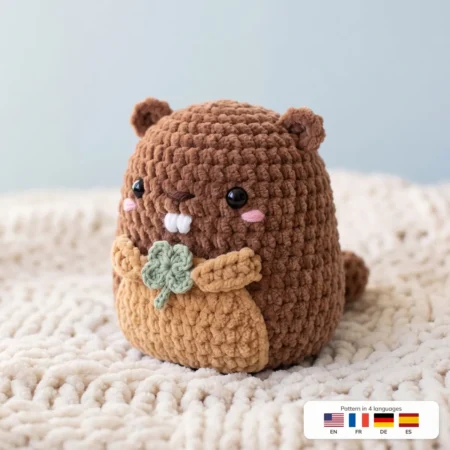 Groundhog – easter crochet pattern