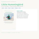 Hummingbird – easter crochet pattern (photo 3)