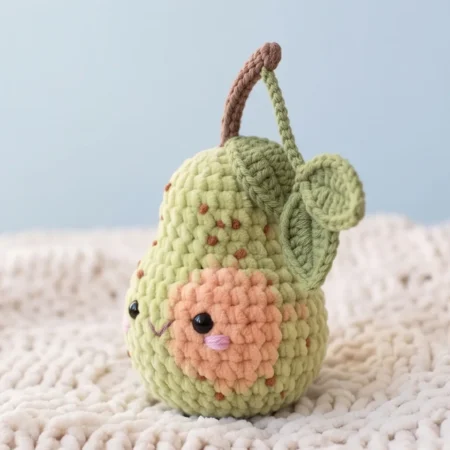 Pear Buddy – crochet food pattern (photo 2)