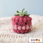 Raspberry Buddy – crochet food pattern