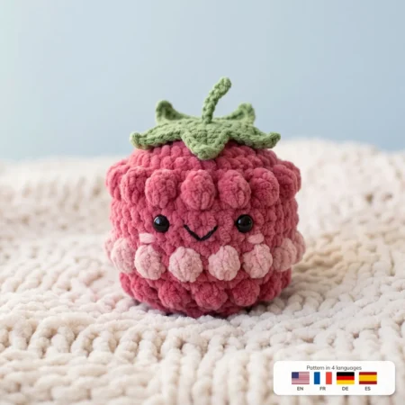 Raspberry Buddy – crochet food pattern