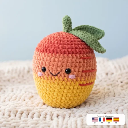 Mango Buddy – crochet food pattern