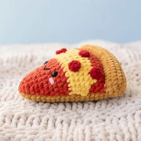 Pizza Slice Buddy – crochet food pattern (photo 2)