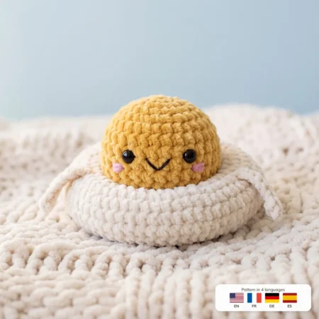 Sunny Egg Buddy – crochet easter rabbit