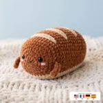 Bread Loaf Buddy – no-sew amigurumi crochet pattern