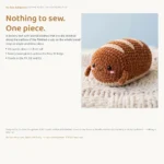 Bread Loaf Buddy – no-sew amigurumi crochet pattern (photo 7)