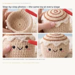 Cinnamon Roll Buddy – no-sew amigurumi crochet pattern (photo 4)