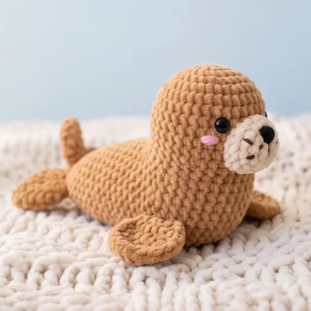 Sea Lion Pup – crochet dragon head for dog pattern (photo 2)