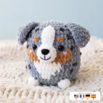 Australian Shepherd Puppy – crochet dog purse pattern
