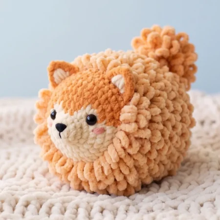 Pomeranian Puppy – dog hoodie crochet pattern (photo 2)
