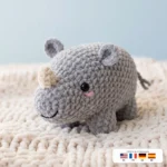Baby Rhino – crochet animal patterns
