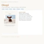 Okapi – crochet animal patterns (photo 3)