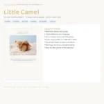 Little Camel – crochet animal patterns (photo 3)