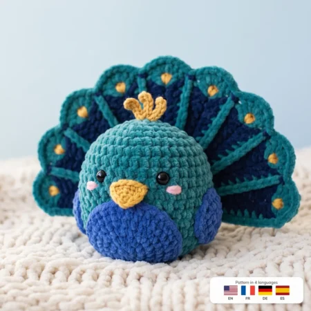Peacock – crochet animal patterns