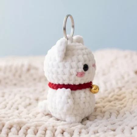 Lucky Cat Charm – cat crochet patterns (photo 2)