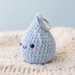Raindrop Charm – keychain crochet pattern (photo 2)