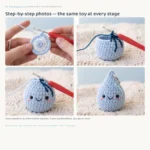 Raindrop Charm – keychain crochet pattern (photo 4)