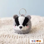 Badger Charm – crochet keychains patterns