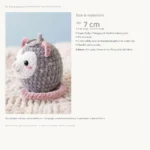 Opossum Charm – crochet patterns for keychains (photo 5)