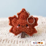 Maple Leaf Charm – keychain crochet patterns