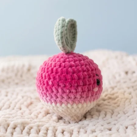 Grumpy Little Radish – kawaii crochet pattern (photo 2)