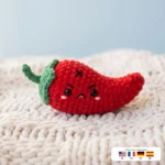 Angry Little Chilli – kawaii crochet pattern